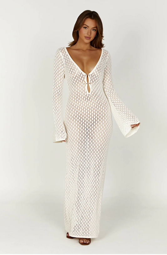 Feona® | Crochet Maxi Dress